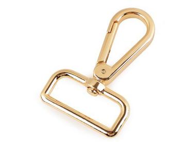Metall Karabiner 30 mm Gold